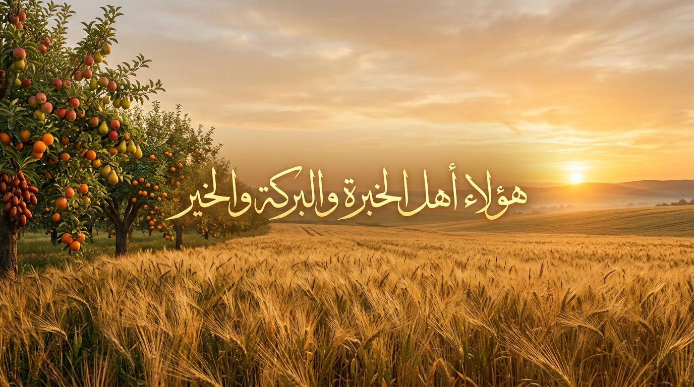 هؤلاء أهل الخبرة والبركة والخير - Image 1